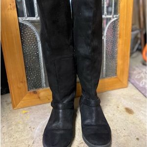 Black knee high boots size 8.5